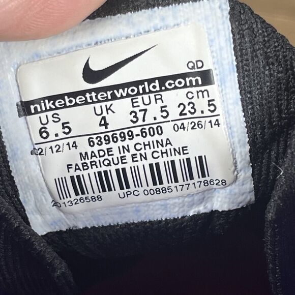 Nike Free Flyknit Chukka Women's Size 6.5 Running Shoes Hyper Pink Blue - Picture 10 of 10